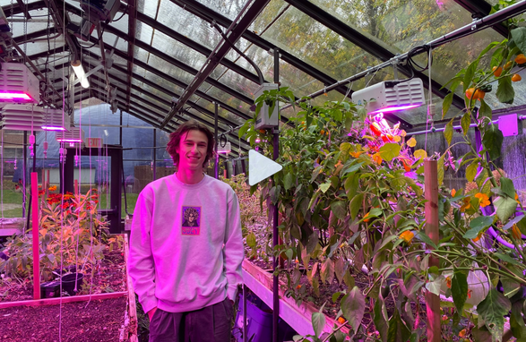 ETHS student, Nate, shares his experience in the Greenhouse.