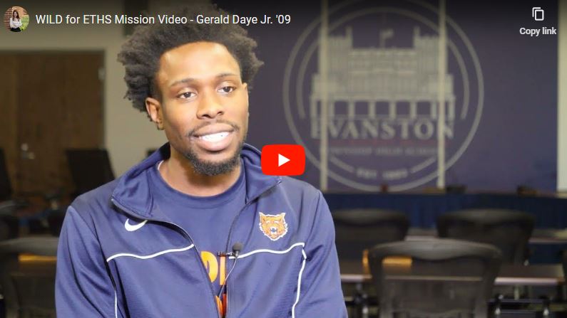 Gerald Daye Jr. '09, shares the impact of his ETHS experience.